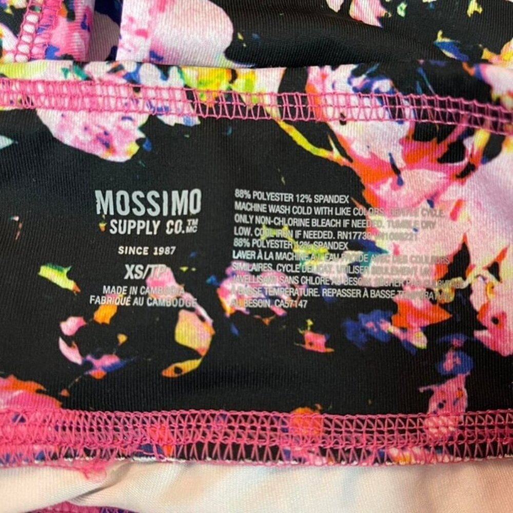 NWT Multi-Colored Paint Splatter Design Leggings XS - Picture 2 of 7